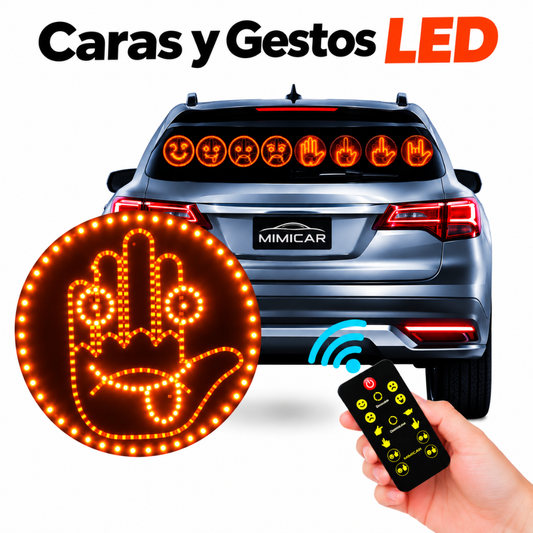Luz LED de Gestos y Caras Divertidas